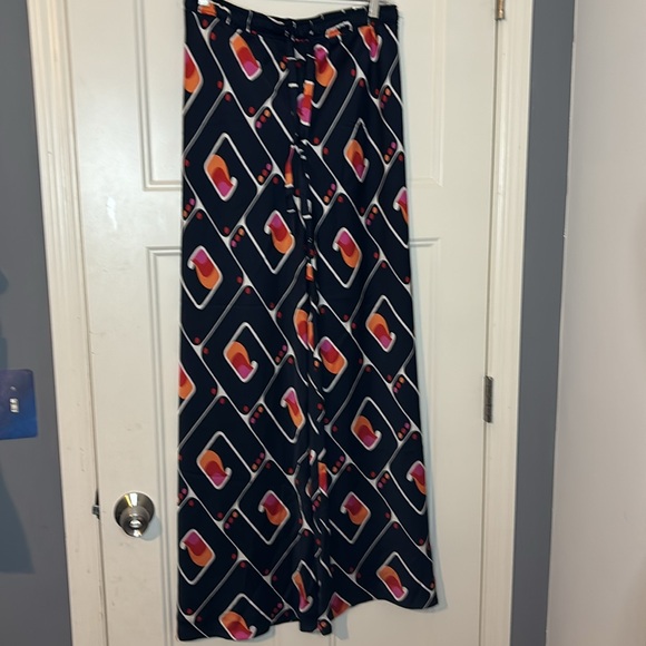 Zara Satin Effect Wide Leg Pants - Picture 4 of 8